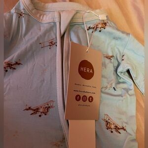 NWT Hera Plane bamboo zippy 0-3M